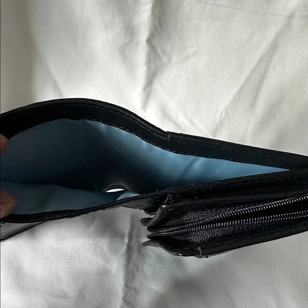 Coach Black Leather Fold Wallet - Picture 11 of 11